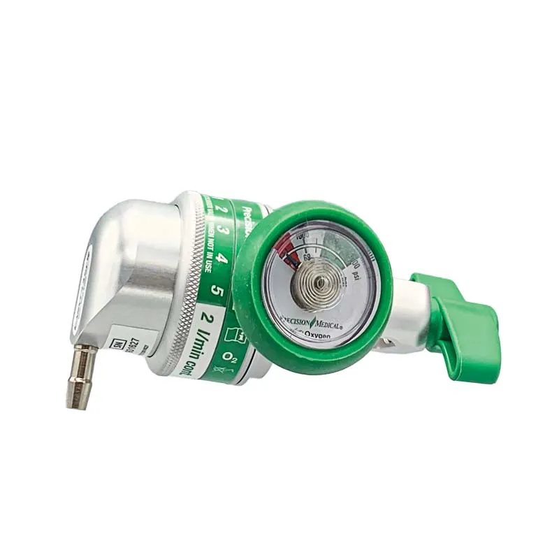 EASY PULSE 5Precision Medical Oxygen Gauge with washers and new 2 adult cannula 